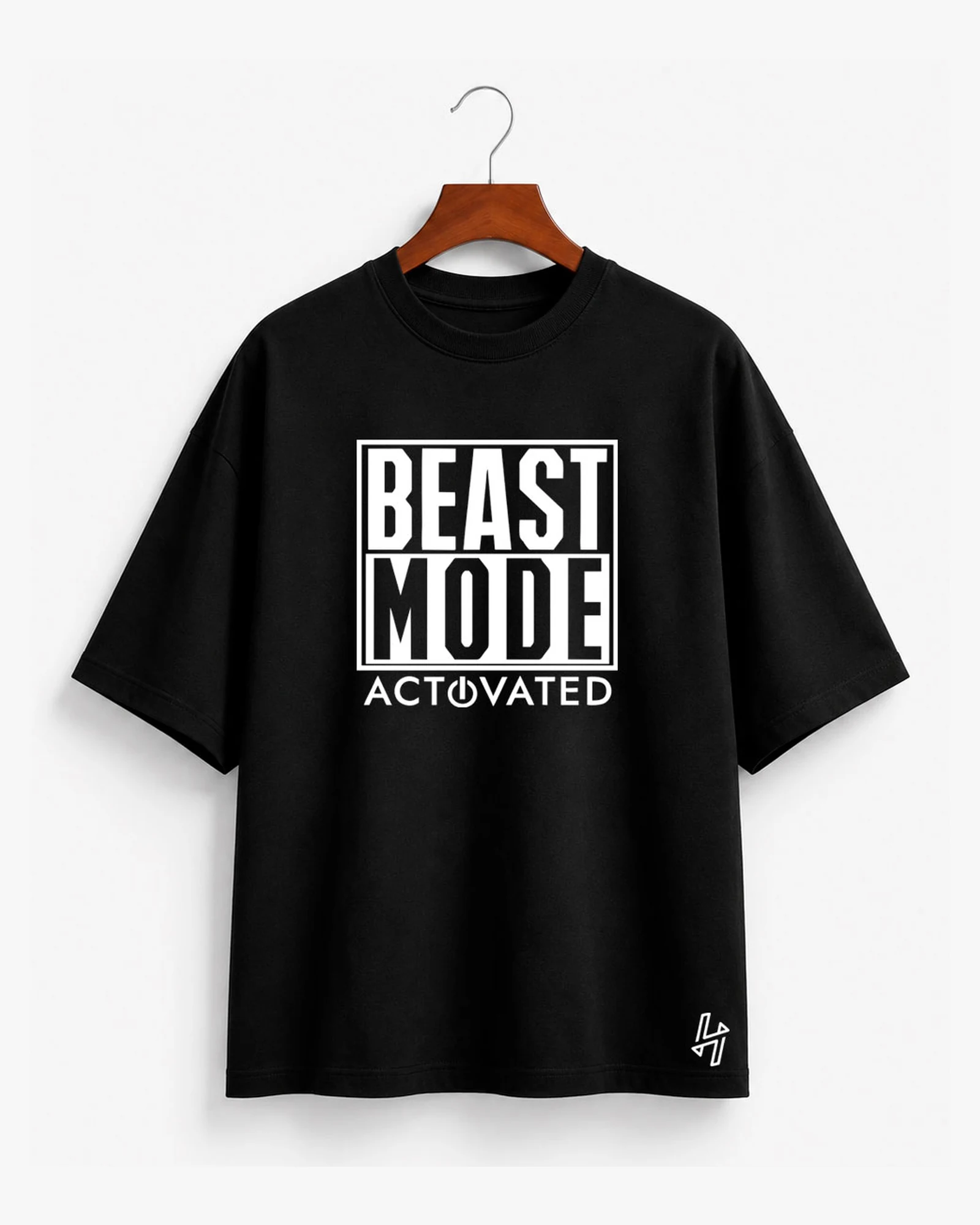 Atlas — Beast Mode en Negro, vista frontal