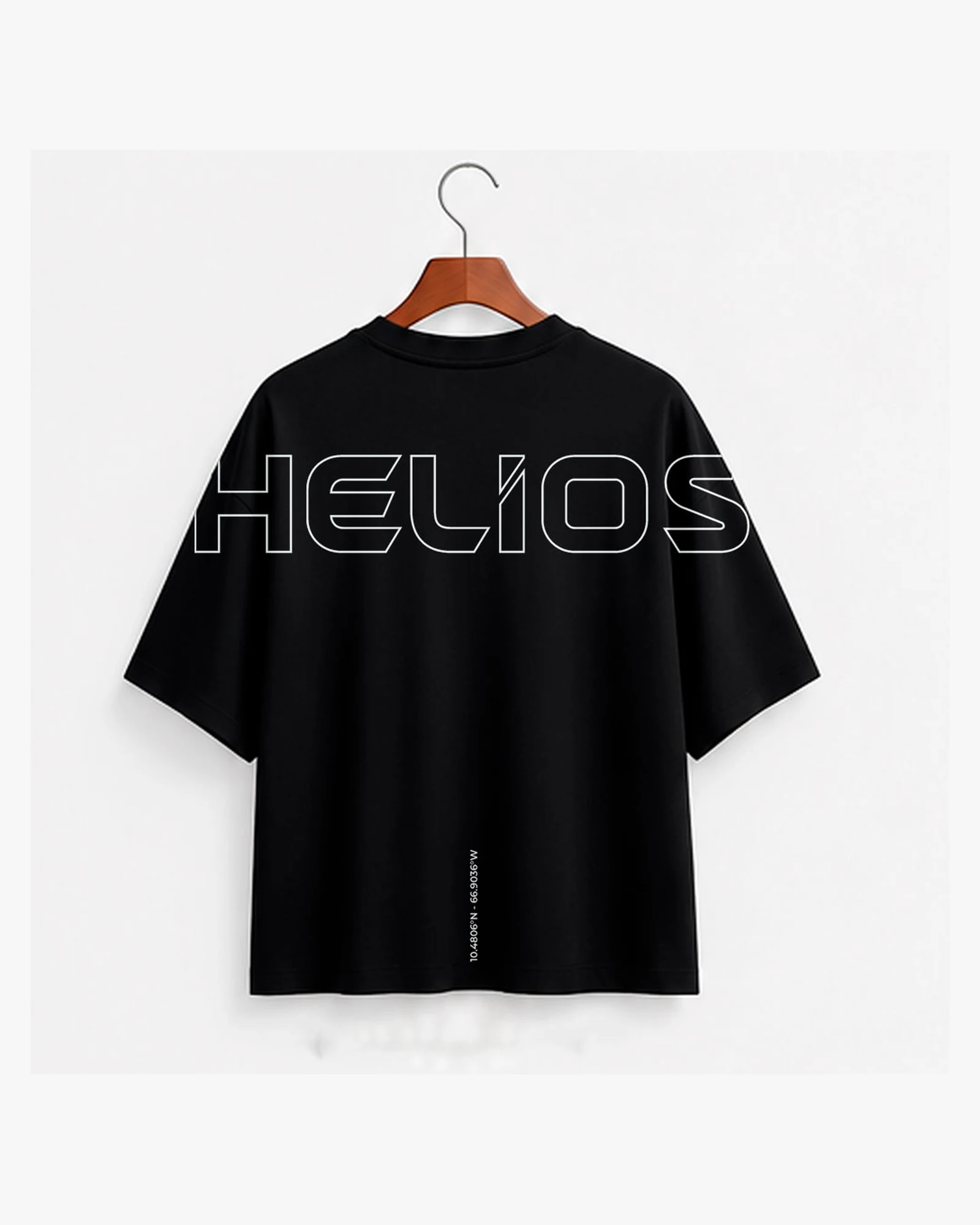 Atlas — HELIOS Outline en Negro, vista trasera