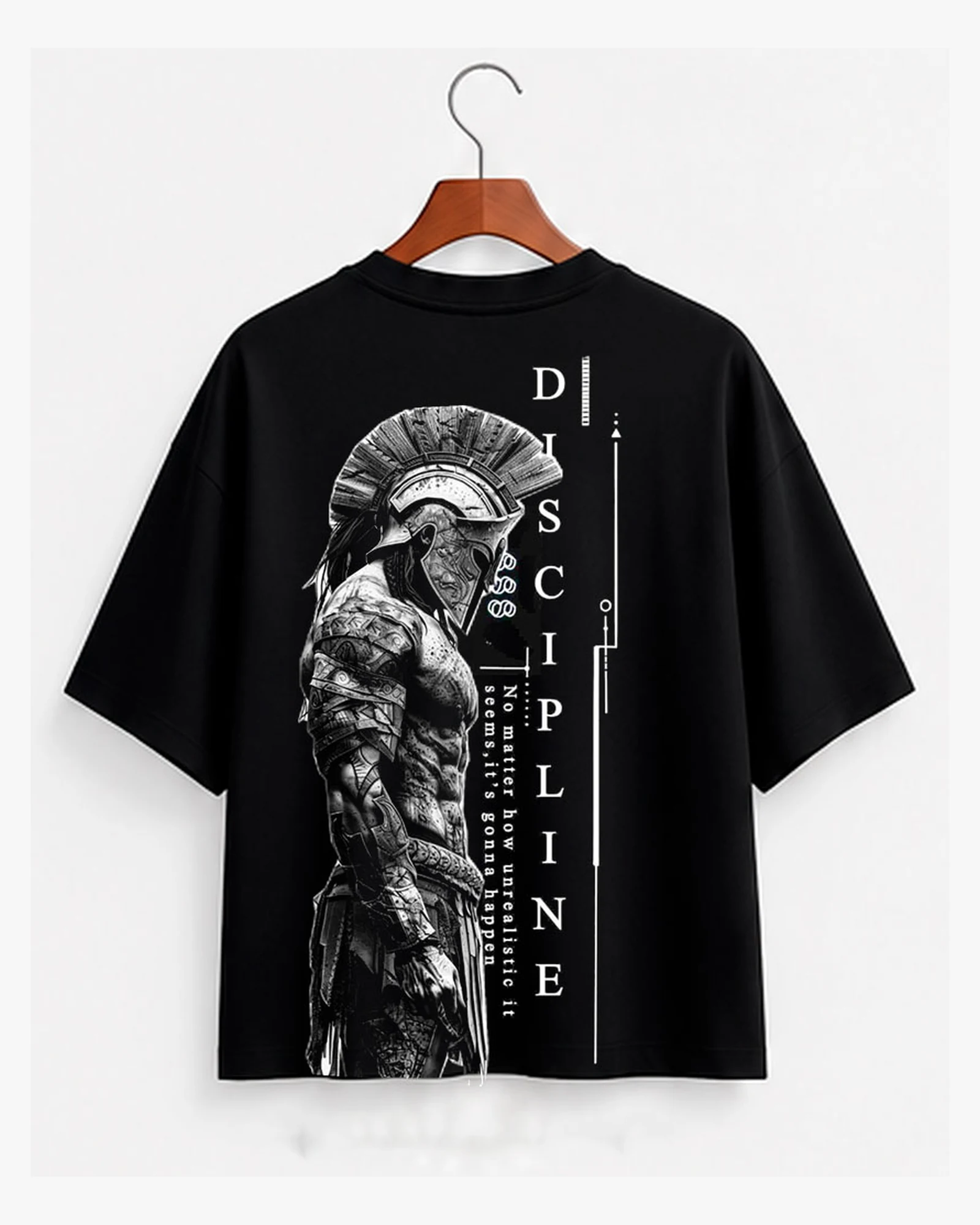 Atlas — Warrior en Negro, vista trasera