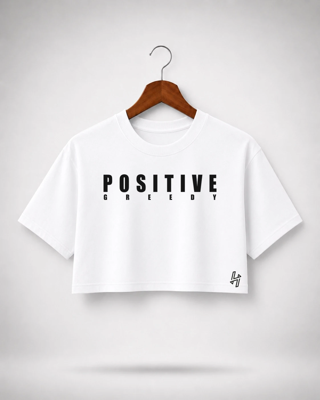 NYX — Positive Greedy en Blanco, vista frontal